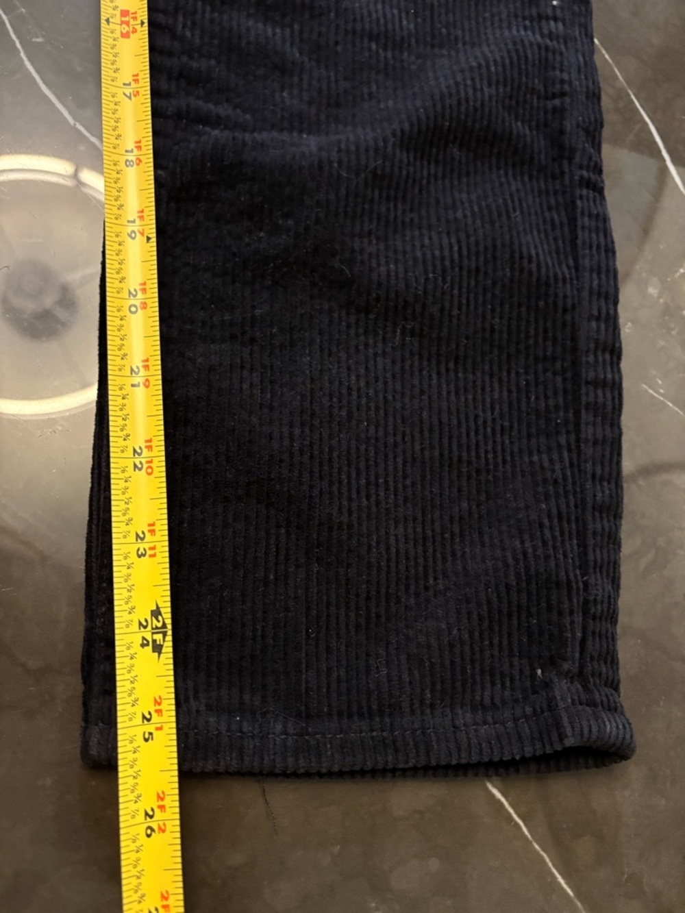 90s, PacSun Women’s Black Corduroy Mom Pants Size 28 Everyday, baggy, Goth - Picture 10 of 12